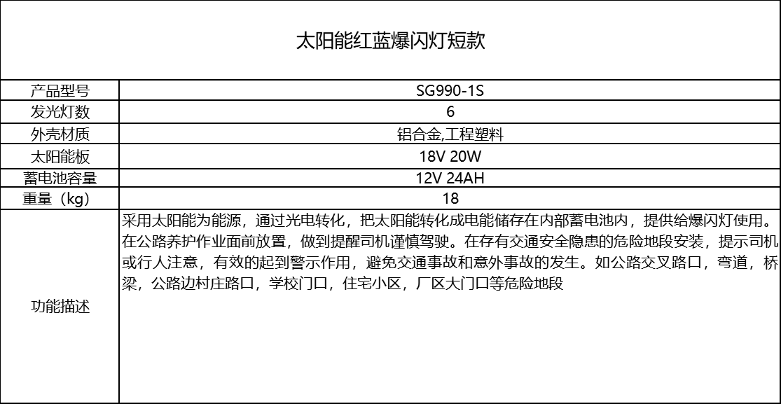 太阳能红蓝爆闪灯短款SG990-1S.png